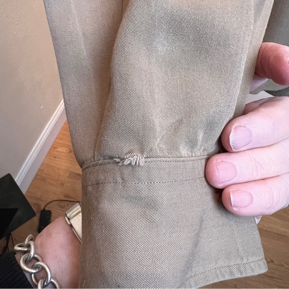 POLO RALPH LAUREN Silk Blend VINTAGE Long Sleeve Shirt w/2 Pockets. - Picture 5 of 8